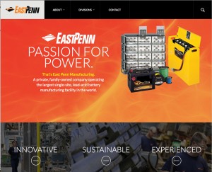East Penn Website Homepage